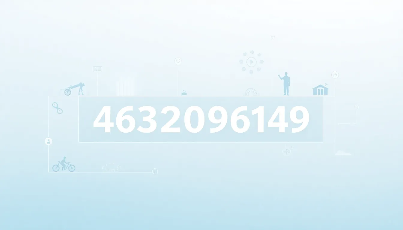 infographic detailing the historical significance of the number 4632096149.