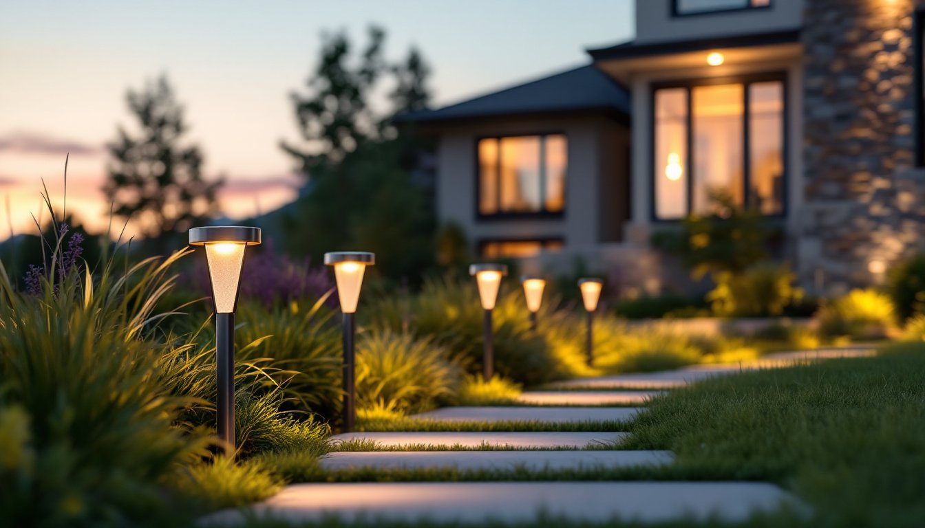 solar lawn light